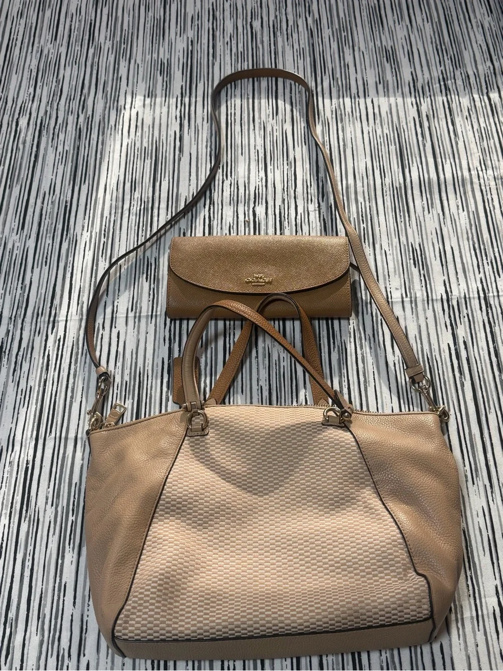 Coach satchel matching